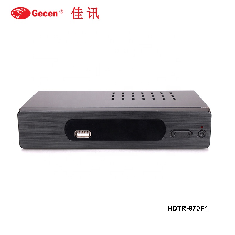 HDTR-870P14k DVB T2 H.265 дополнительный ТВ коробка Декодер каналов кабельного телевидения компьютерной приставки к телевизору цифровой спутниковый ТВ-приемник
