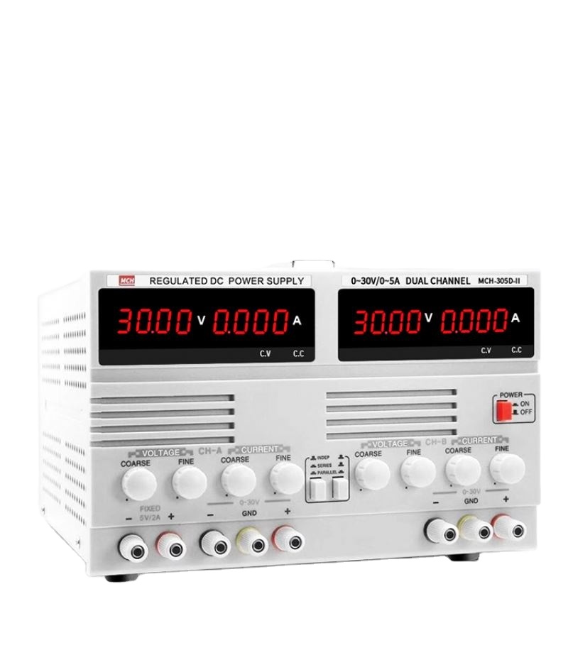 MCH высокой точностью 30V 5A линейный двухканальный Регулируемый источник питания постоянного тока MCH-305D-II