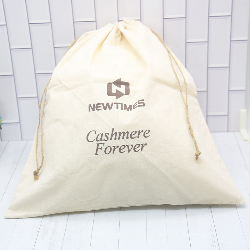 Clothing cotton bag dust shoe drawstring packaging pouch large
