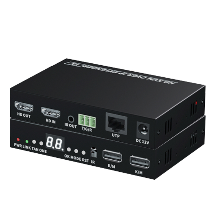 150M H.264 USB Multipoint to Multipoint HD Extender video KVM Transmitter Over IP 1080P Cat6