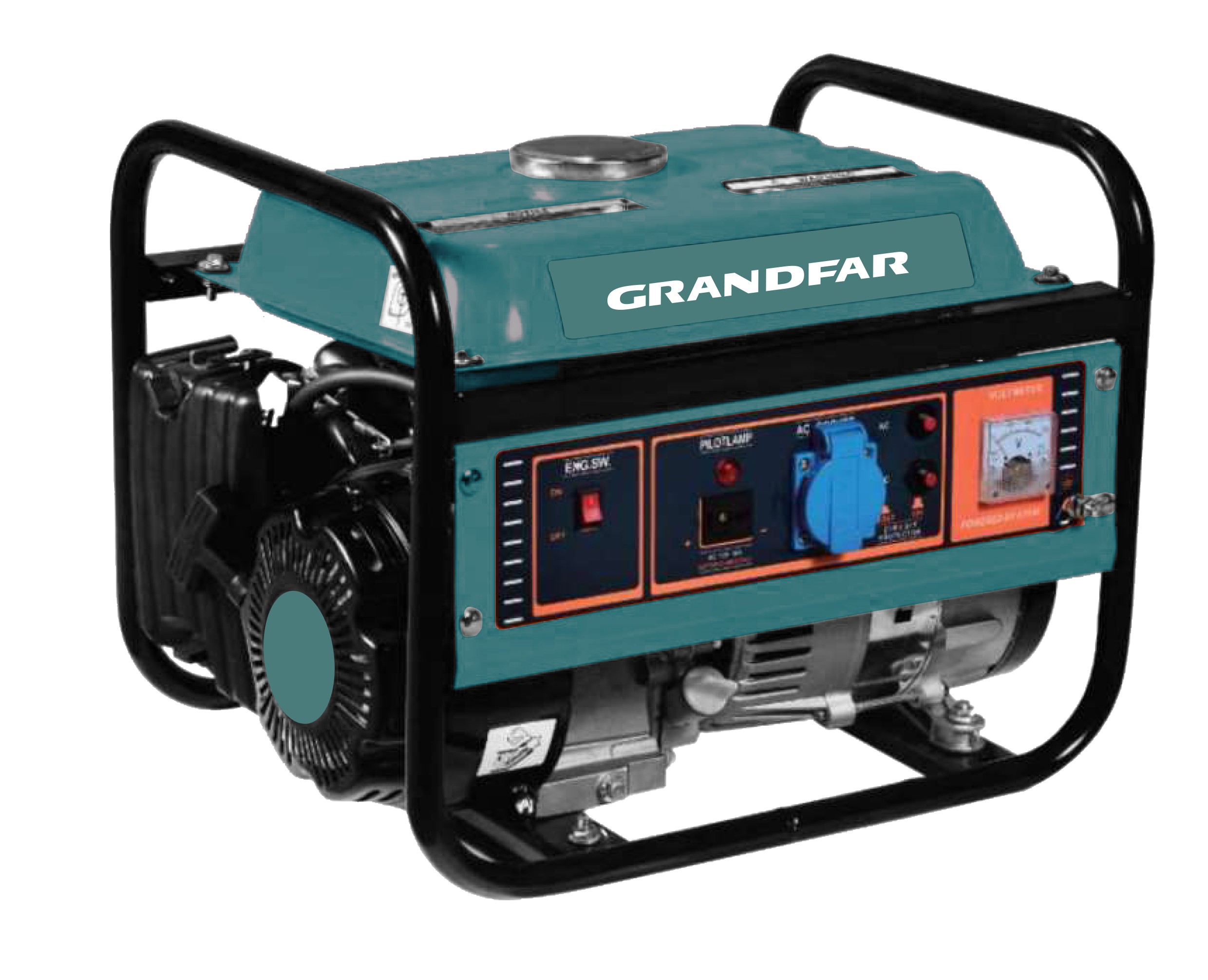 Chinese Made Red-black Full copper motor 2800W Single Cylinder, 4-stroke, Air-Egypt Portable Home Industrial gasoline Generator