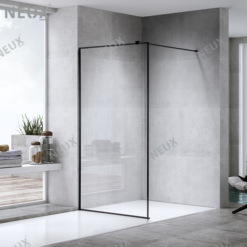 Hot Sale Bathroom Walk In Shower Wall Glass Door Panels