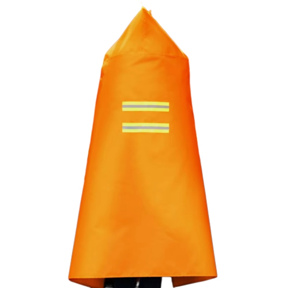 1.2*1.6 m Adult Size Fire Safety Protective Cloak Fiberglass Emergency Escape Fireproof Cloak With Reflective Stripe in Home