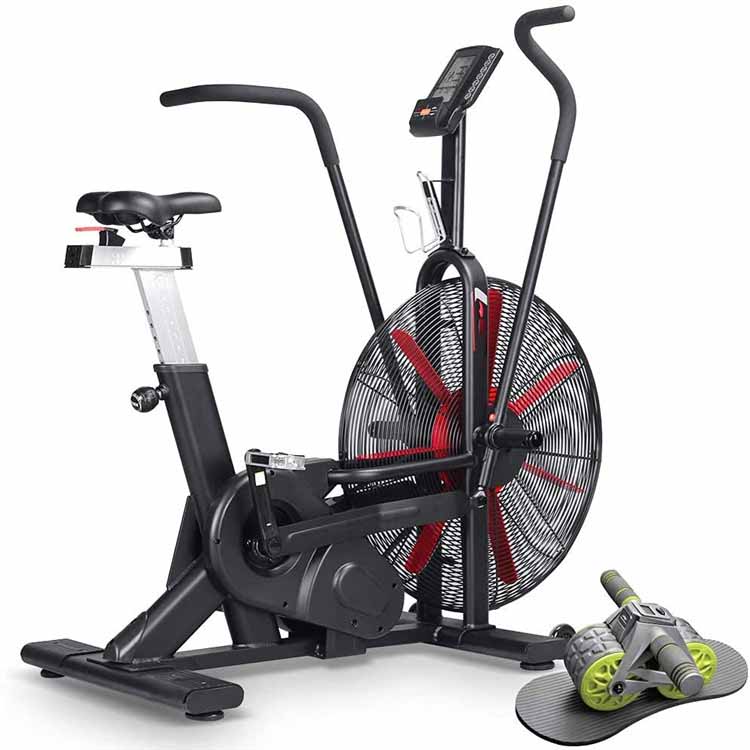 Bicicletas De Spinning Profesional Air Fitness Suspension Fan Air Bike Airbike 18kg 20kg Flywheel Spinning Fan Exercise Bike