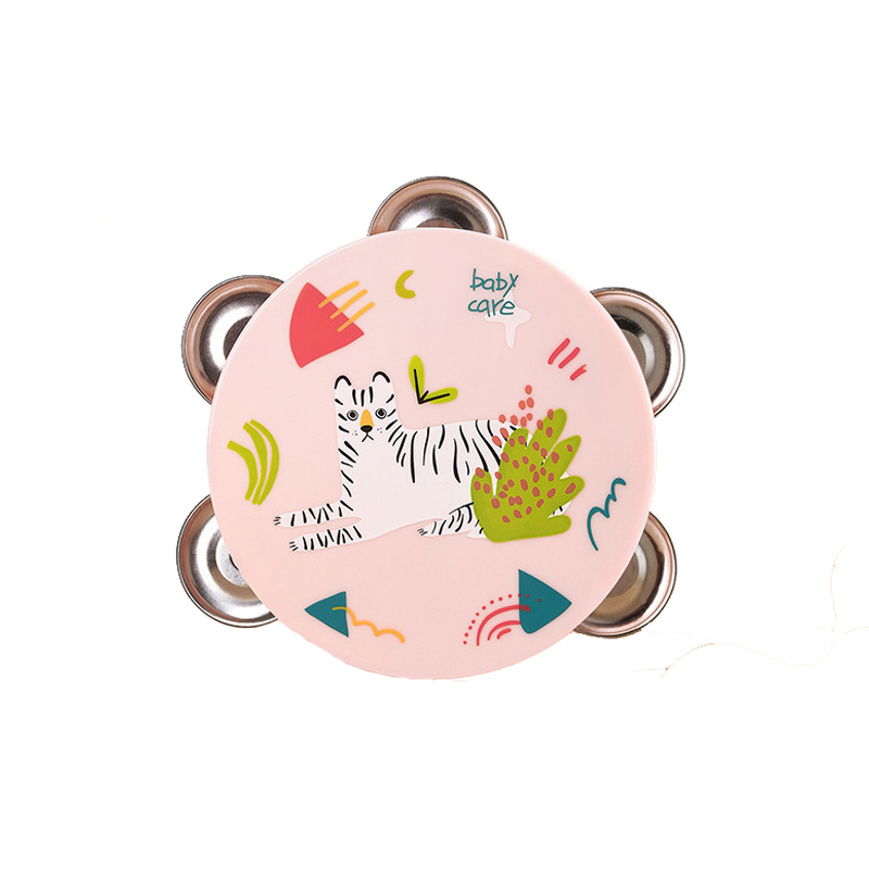 Customized baby tambourine color cognition sand hammer musical instrument toys set children early educational baby rattles toy