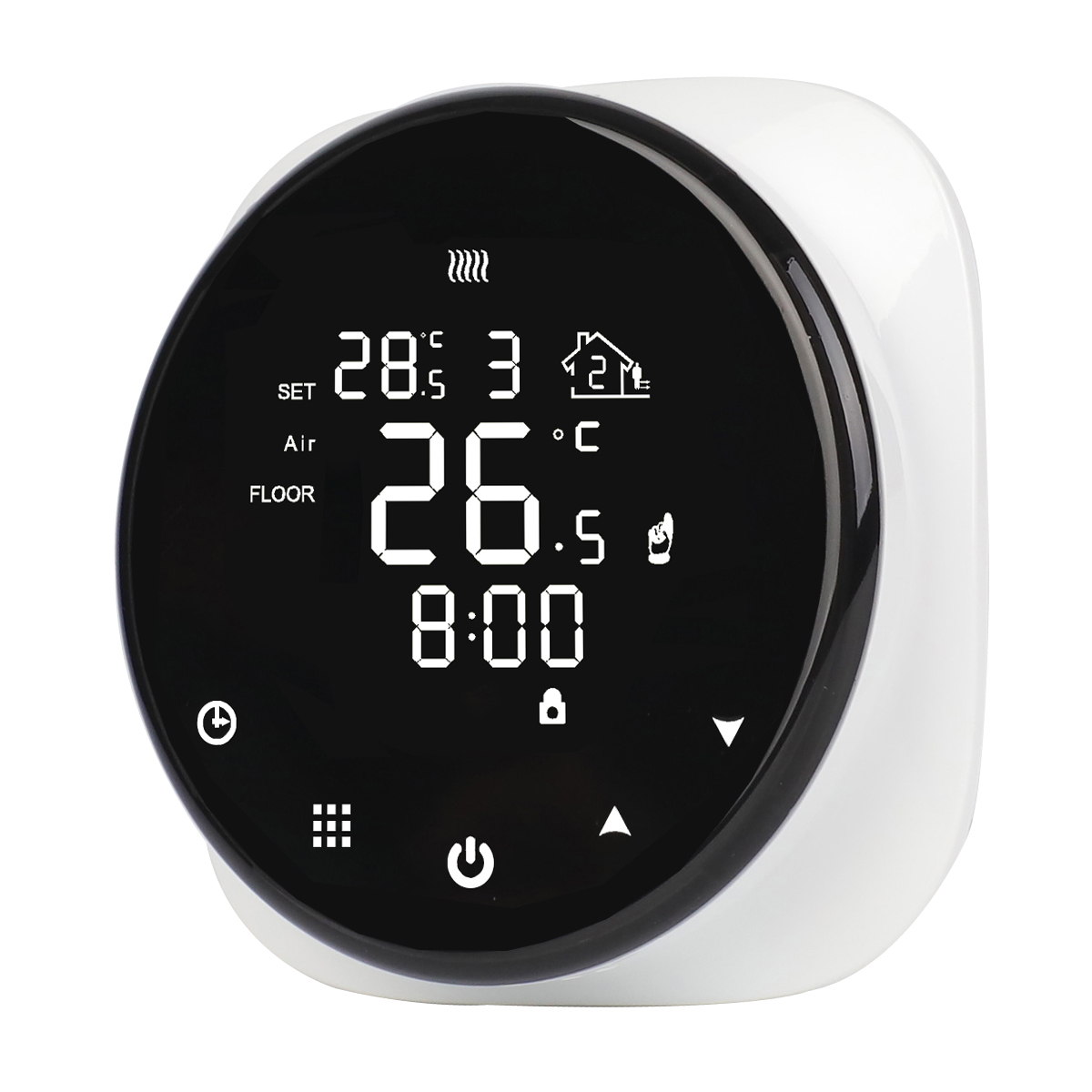 Round LED Screen Smart Thermostat with Easy to Read Display 3A/16A House Thermostat Voice Control Easy to Install wifi thermosta