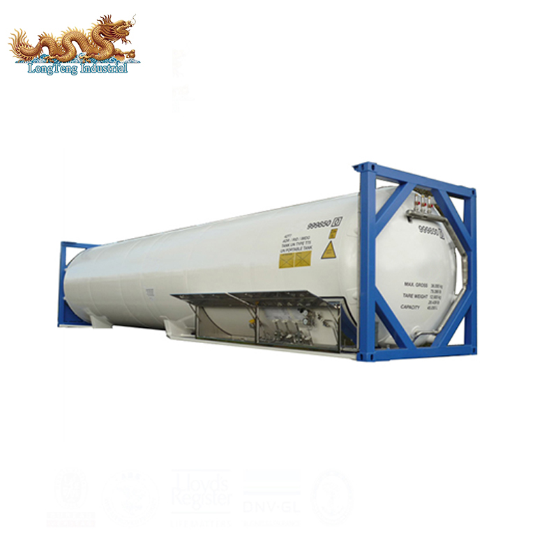 Стандартный ASME T75 СПГ 40 футов ISO контейнер на складе! Кислород