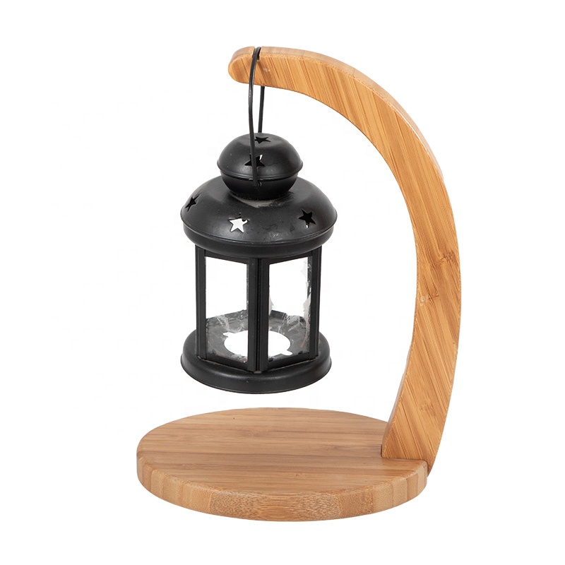 Luyuan Bamboo Light Stand Small And Portable Put On Dining Table Newly-Arrived Small Light Stand For Camping
