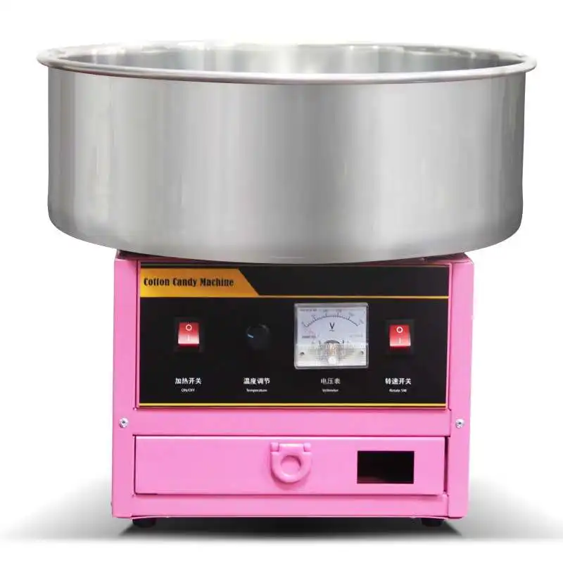 Pink Electric snack machines Big Discount factory sale Cotton Candy Machine