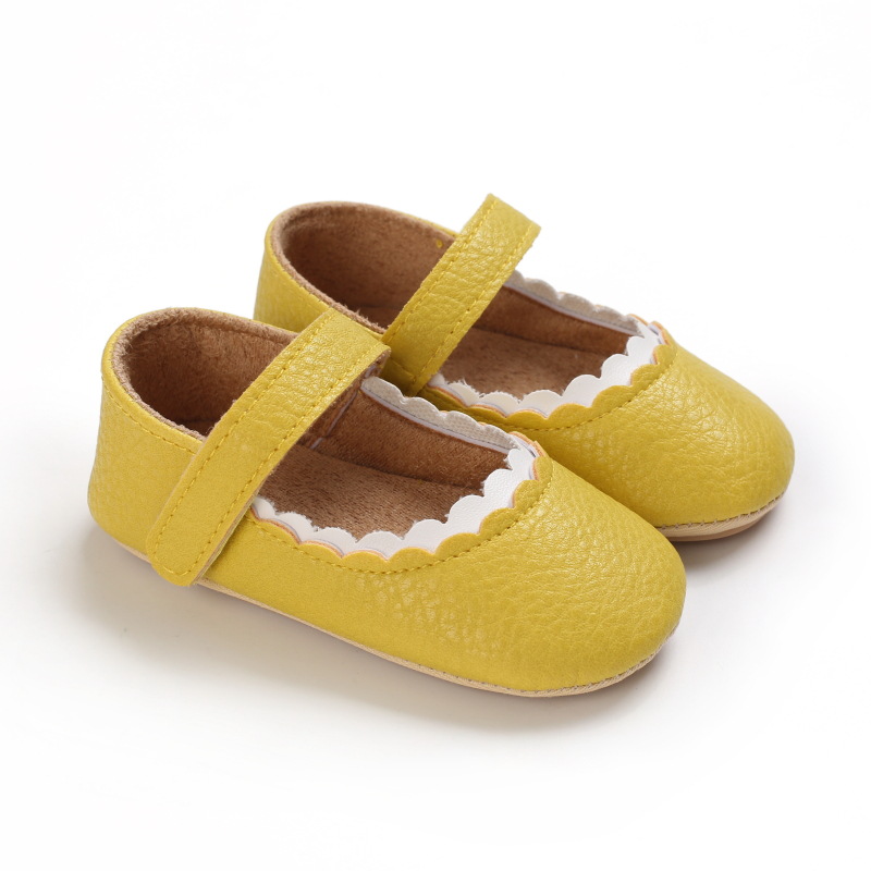 Great value New Born Baby Girls Leather Shoes Soft Sole First Walkers Summer Baby Sandals