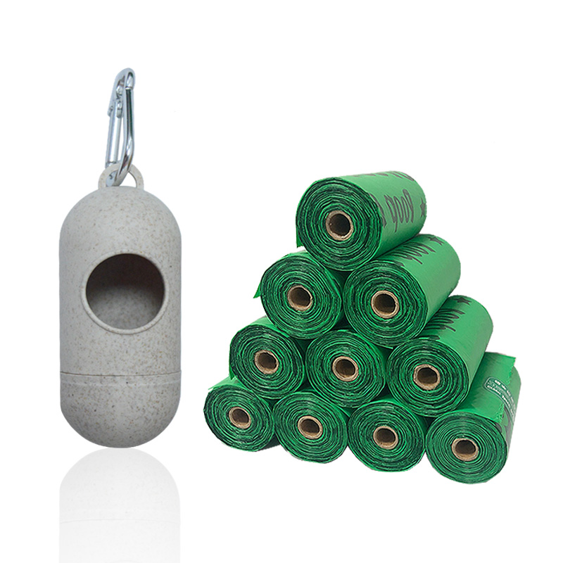 High Quality And Cheap Price earth rates fabric dog treat waste bags with poop bag dispenser