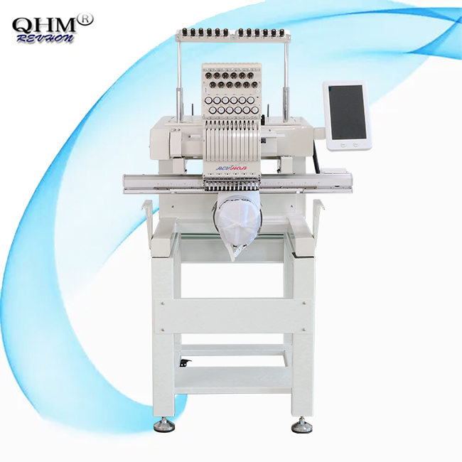 Zhuji Manufacture Single Head 15 Needles Brodeuse Automatique Maquina de Bordar Industrial Home Embroidery Machines