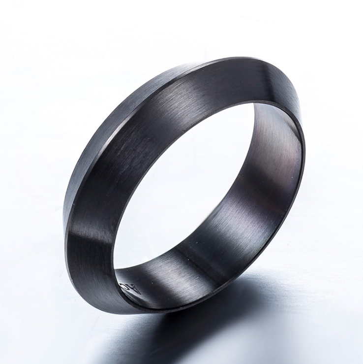 Viking inverted V-shaped titanium steel hipster titanium steel rings for men and women, high quality rings