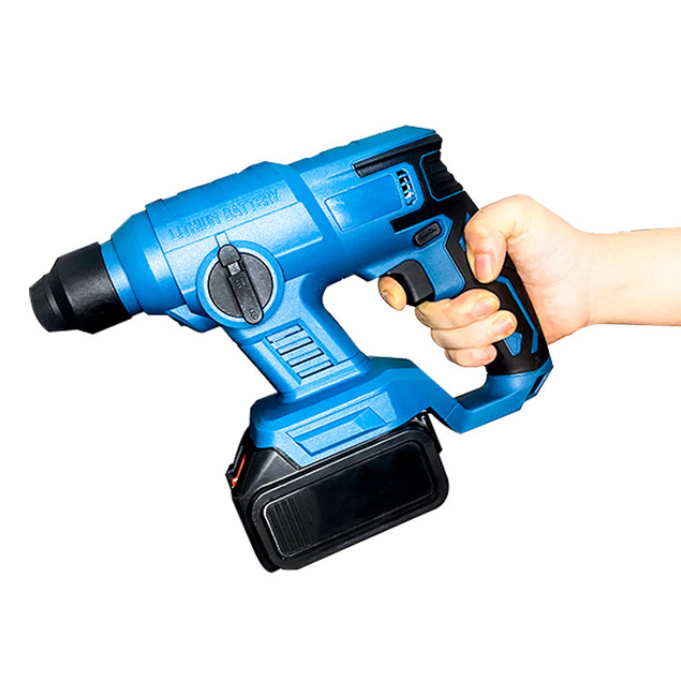 SNAK Wireless Hammer Rechargeable Percussion Drill Household High-power Light Concrete Electric Pick Lithium Battery