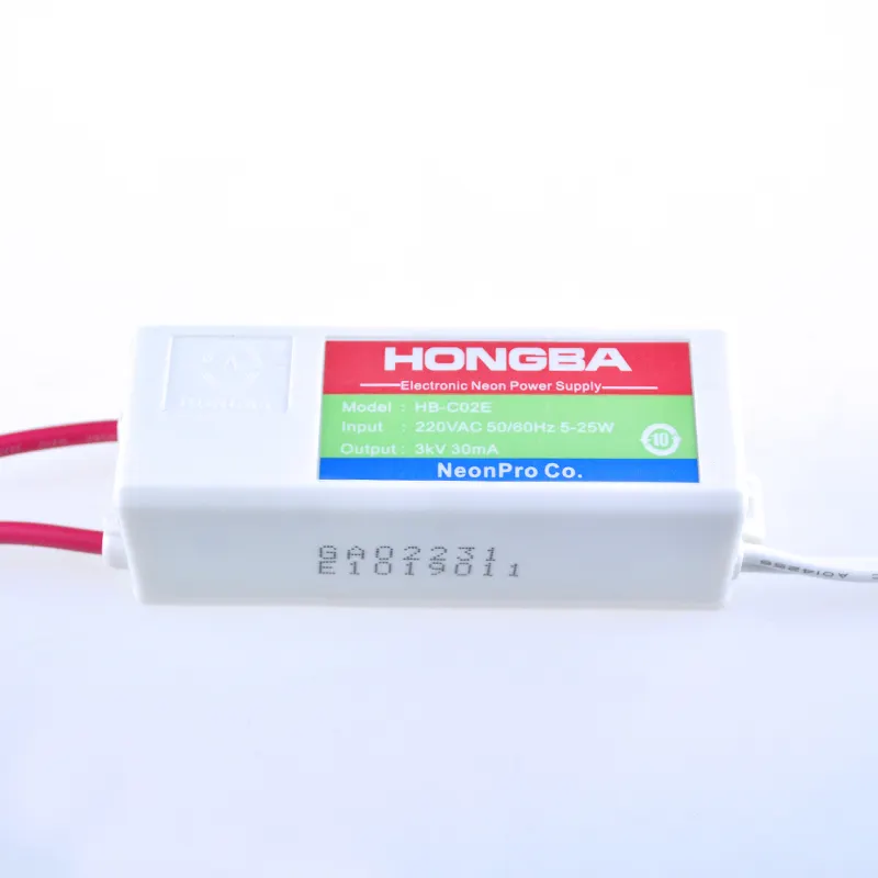 Hongba HB series 3kv 30ma power neon transformer price