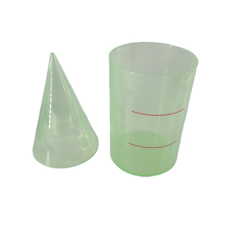 Teaching aid for mathematical three-dimensional demonstration model volume ratio of cylinder and cone model