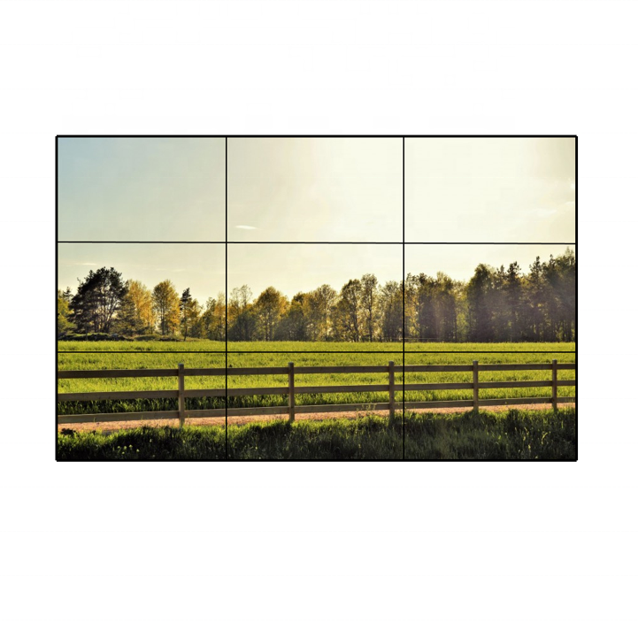 Samsung LG 55 "дюймов 3,5 мм ободок панель wallmount 3x3 процессор videowall контроллер рекламы экран сделал дисплей ЖК дисплей видео стены