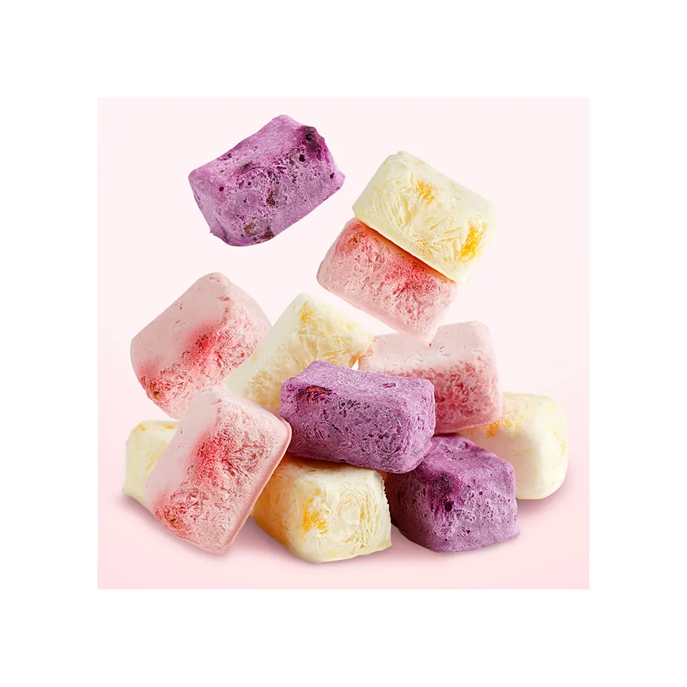 Hot-selling net celebrity snacks delicious freeze-dried yogurt cubes