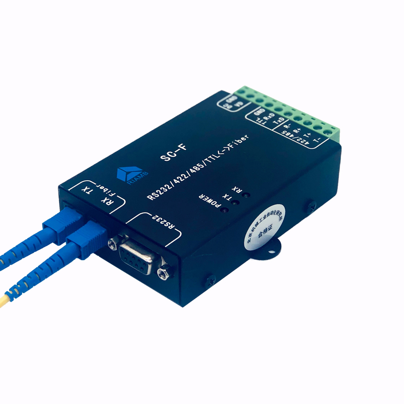 Промышленный Класс SC-F RS232/RS422/RS485/TTL в волокно Двунаправленный конвертер трансивер