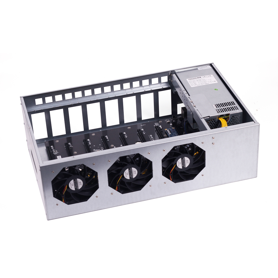 frame box Bitcoin mining box GPU mining ring MC1201 Etherium High-end performance GPU Veddha ETH mining machine