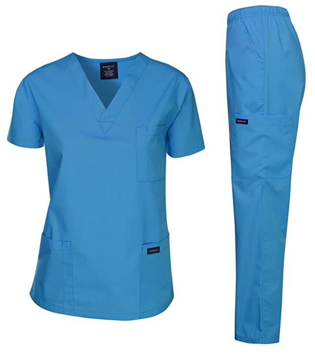 Scrubs Uniforms Sets Lastest DWR Durable Water Repellant Nursing Doctor Uniform Sets For Medical Hospital Beauty Spa Uniforms