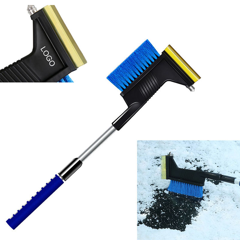 Detachable Deluxe Ice Scraper with Ergonomic Foam Grip for Cars Extendable Snow Brush