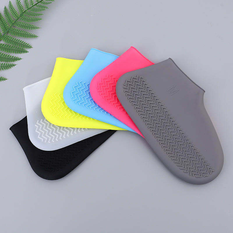 Outdoor Rain Boots Silicone Overshoes Non-Slip Shoe Covers Unisex Waterproof Silicone Shoe Covers