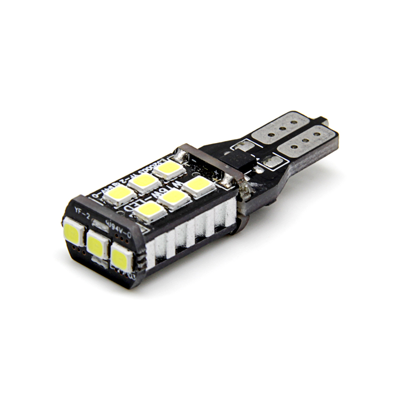 Высокая яркость W16W led T15 2835 15smd Обратный Авто светодиодный резервный свет для всех автомобилей с напряжением 12V 24V