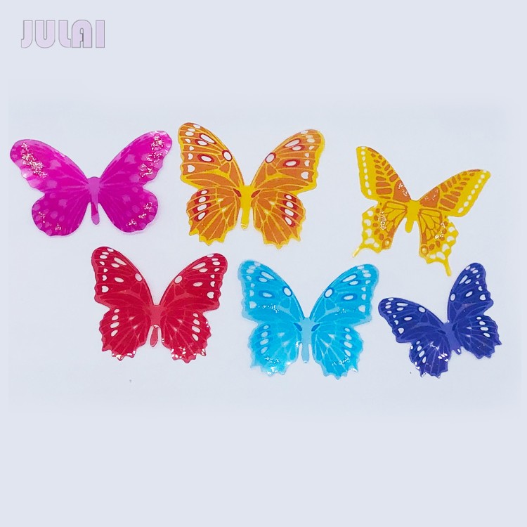 Popular Hottest Selling Background Decoration 3D PVC Beautyful Butterflies Wall stickers Butterfly wallstickers