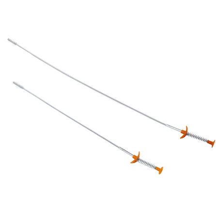 Hand-cranked lengthened dredging tool, wire spring to drain, kitchen blockage dredging tool