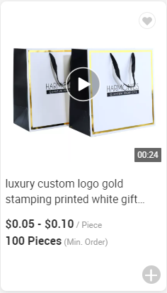 wholesale custom logo eco friendly brown shopping kraft paper bag
