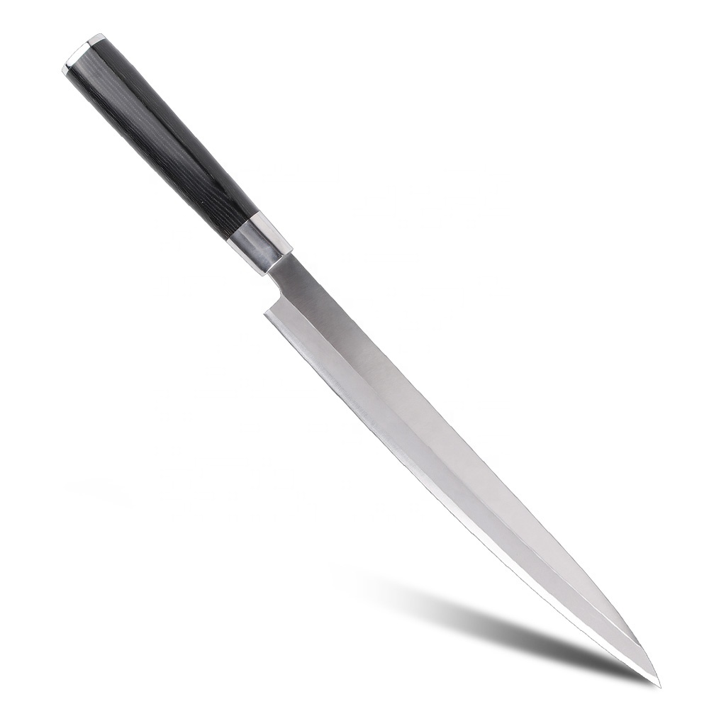 Keensun11 Inch 280mm Stainless steel Sashimi Fish Kitchen Knife Steel Yanagiba Knife