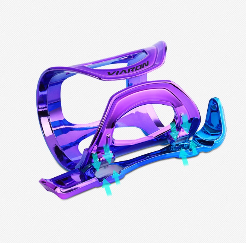 Bicycle Side Holder Vacuum Plating Color PP Bicycle Water Bottle Stand Water Bottles Bicycle Bottle Water