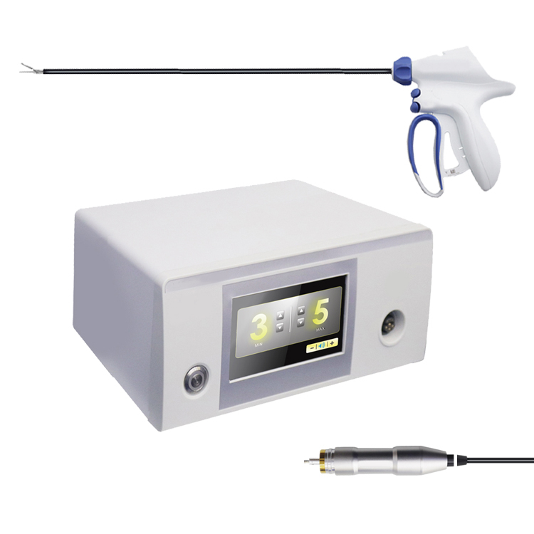 BT Medical Electric Ultrasonic Scalpel System Plastic and Metal Laparoscopic Surgical Instruments with Steel Blades
