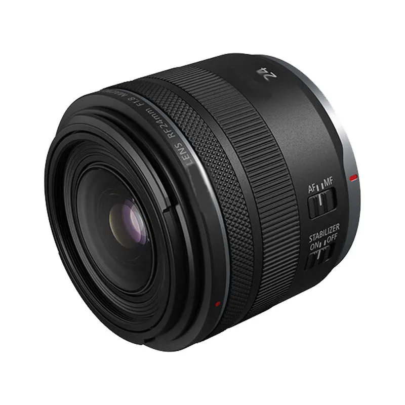 Used macro lens RF 24mm F1.8 MACRO IS STM full-frame wide-angle macro prime lens for R7 R10 R5 R6 R3 R SLR Camera lens