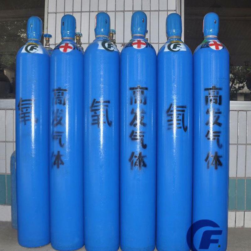China Hospital High Pressure Portable cilindro de oxigenio 8L 10L 40L medical oxygen cylinder tabung oksigen