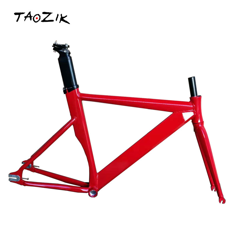 TAOZIK OEM 48 52 56 Aluminum alloy Low wind resistance fixed gear Wind Break with carbon fork marco de bicicleta