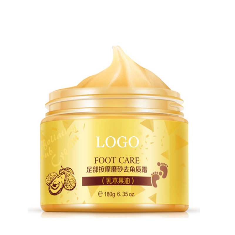 Shea Butter Exfoliating Foot Cream Moisturizing foot Scrub Feet Pedicure Cream Tender Peeling Foot Care