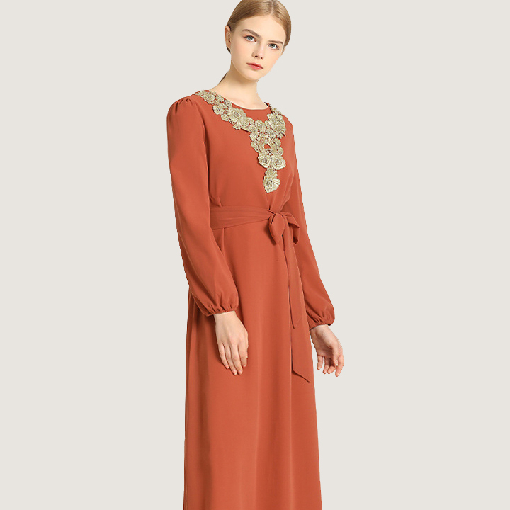 High Quality Popular Islamic Girl Dress Abaya Muslim Dress Dubai Islamic Robe abaya dubai