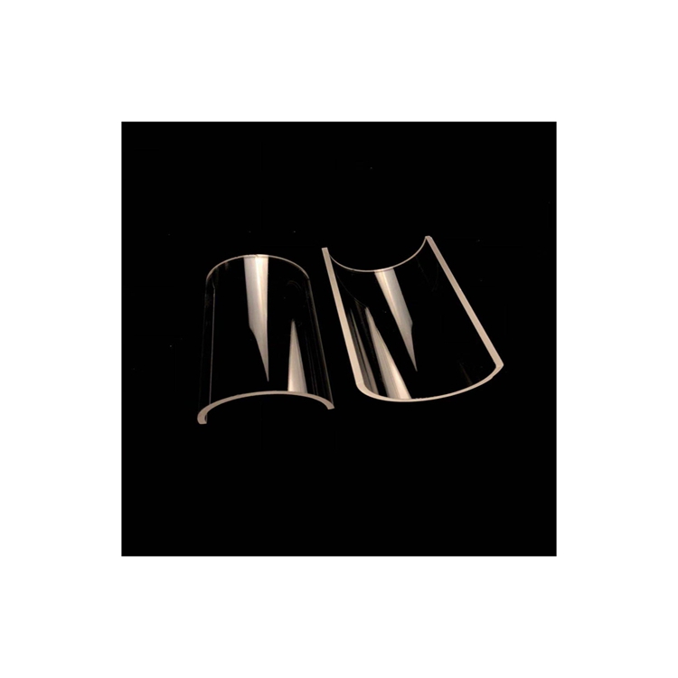 New Hot Selling Products Class Arc Glass Quartz Plate With Slotted tile