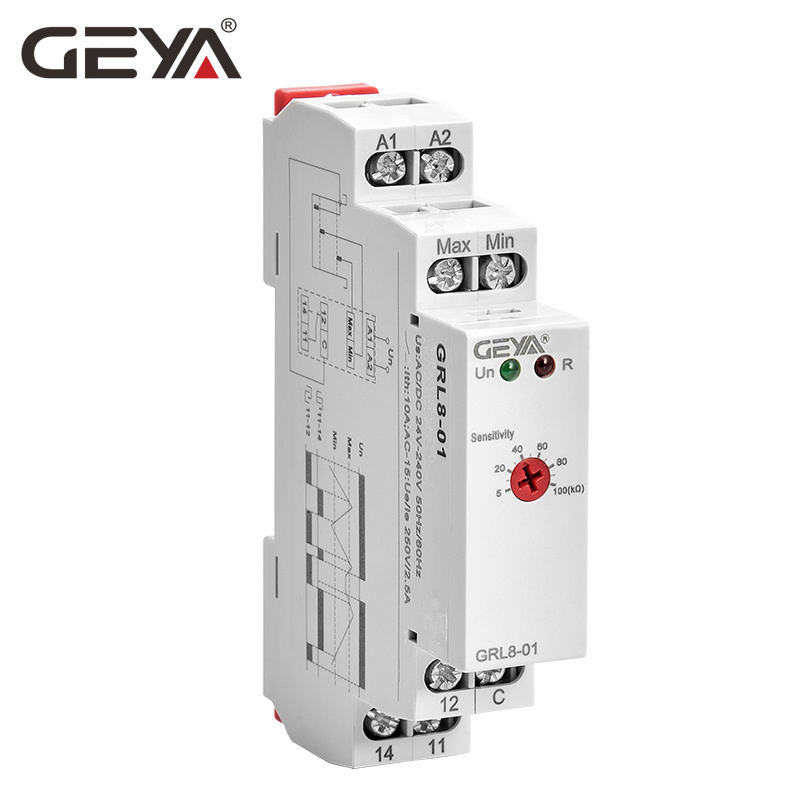 Реле контроля уровня воды GEYA GRL8-01 Din Rail AC DC 12V 240V