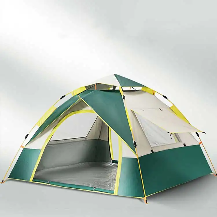 OEM Outdoor Camping Portable Shelter 2-4 Person Ultralight Waterproof Fold Tent Automatic For Family Travel