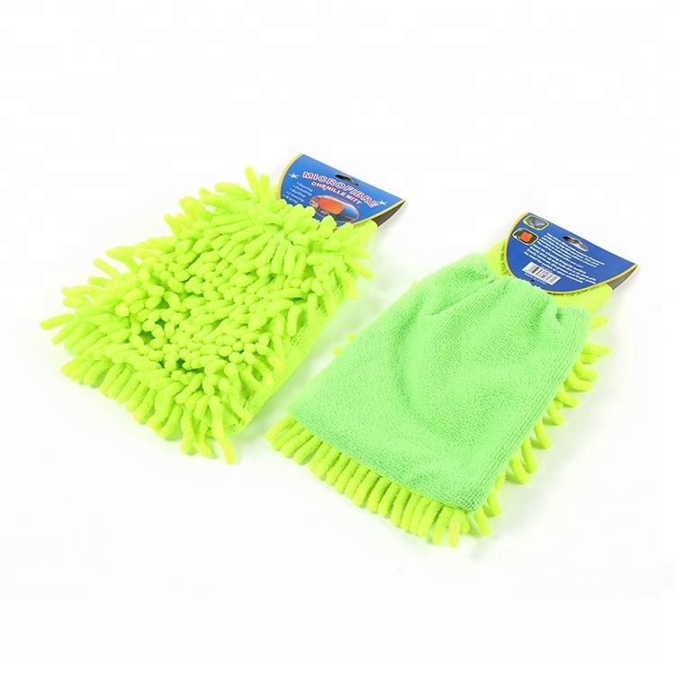 New Design Microfiber Chenille Wash Towel Car Cleaning Wash Glove