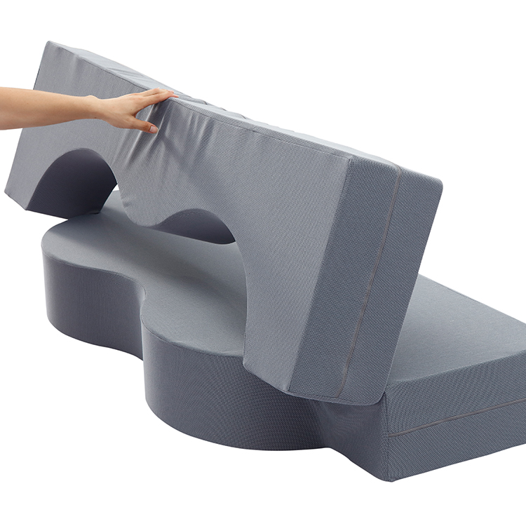 Factory price modern style soft cushion indoor floor fashion living room folding sofa
