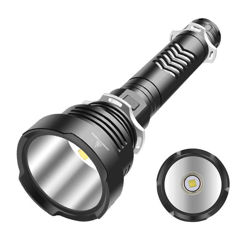 Светодиодный фонарик дальнего действия XHP90, 1000 м, батарея 26650/18650, USB, масштабируемый, 5 режимов, type-c, зарядка, фонарик в качестве внешнего аккумулятора