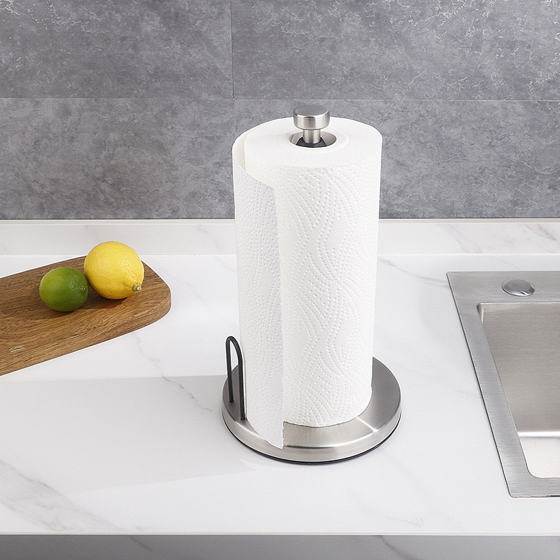 Factory Direct Tear Paper Roll Holder Easy Tearing Toilet Tissue Paper Dispenser Kitchen Bathroom Tissue Paper Towel