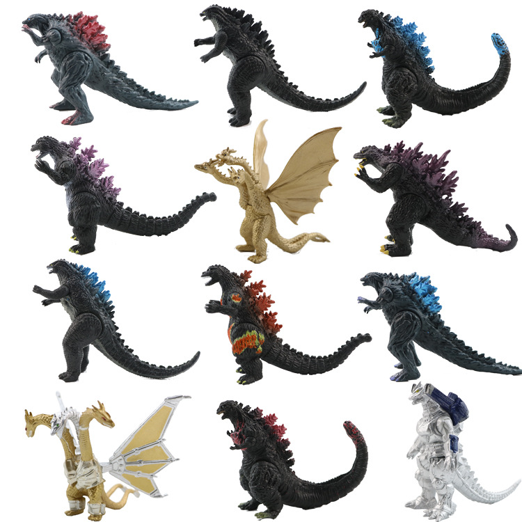(Новое поступление) самая популярная фигурка Godzilla из ПВХ, 12 шт./компл. игрушка Godzilla, фигурка godzilla juguete, кукла в подарок