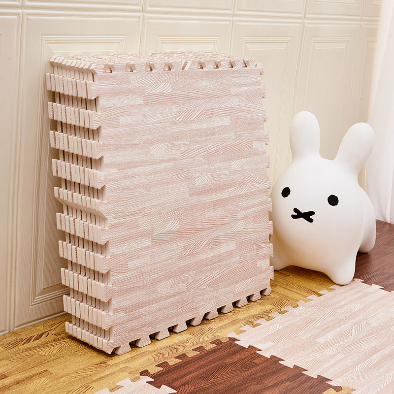 Игровой коврик Aji 30*30/60*60 см, пенопластовый коврик-пазл, детский коврик для ползания из ЭВА с деревянной текстурой, детские игровые коврики
