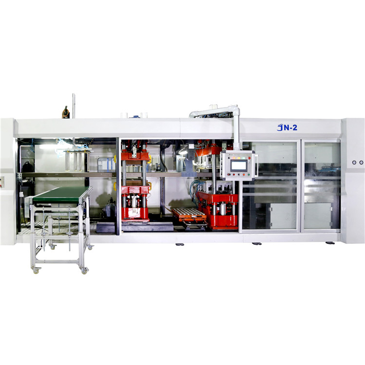 High Quality Automatic 3 Three Station Food Box Forming Thermoforming Machine