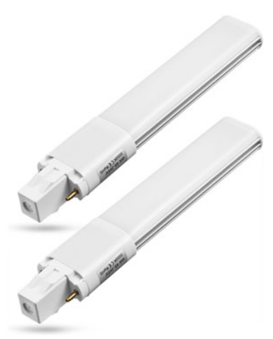 Лидер продаж, партиями по 6W LED GX23 PL лампа GX23d 2-контактный база компактная люминесцентная лампа на 13 Вт замена светодиодные лампы Рождество Световая трубка
